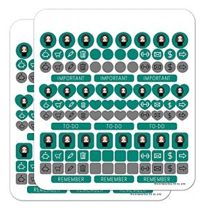 Harry Potter Snape Chibi Sticker Set for Crafting