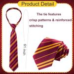 Wizard Costume Accessories Set: Glasses, Wand, Scarf