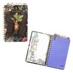 Harry Potter Mandrake Floral Spiral Notebook