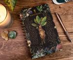 Harry Potter Mandrake Floral Spiral Notebook
