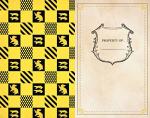 Hufflepuff Inspired Harry Potter Ruled Notebook