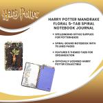 Harry Potter Mandrake Floral Spiral Notebook