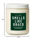 Draco-Inspired Mahogany Apple Soy Wax Candle