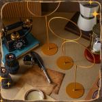 Magical Wizard Party Gold Hoop Centerpieces Set