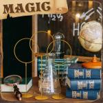 Magical Wizard Party Gold Hoop Centerpieces Set