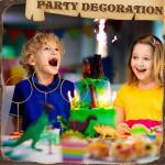 Magical Wizard Party Gold Hoop Centerpieces Set