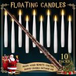 Floating Candles with Wand - 10PCs Magic Set