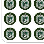 Slytherin Crest Planner Stickers for Crafting