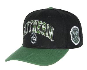 Slytherin Embroidered House Crest Snapback Hat