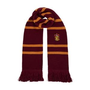 Gryffindor Knitted Crest Scarf - Deep Red & Yellow