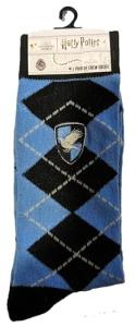 Ravenclaw Embroidered House Crest Crew Socks