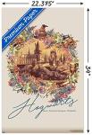 Harry Potter Floral Hogwarts Wall Poster 22"x34