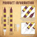 12 Magical Wizard Birthday Candles Set