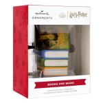 Harry Potter Books and Wand Christmas Ornament