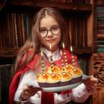 12 Magical Wizard Birthday Candles Set