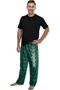Slytherin Hogwarts House Plaid Pajama Pants