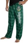 Slytherin Hogwarts House Plaid Pajama Pants