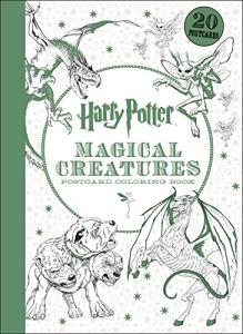 Harry Potter Magical Creatures Coloring Postcards