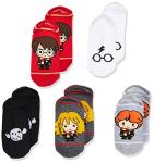 Harry Potter Kids' 5 Pack No Show Socks