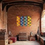 Harry Potter House Quidditch Flags Set of 4
