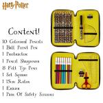 Harry Potter Large Double Zip Pencil Case