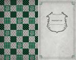 Slytherin House Ruled Notebook for Wizards