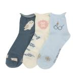 Harry Potter Hogwarts Holiday Women's Crew Socks 3 Pack