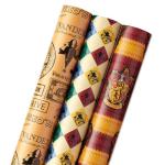 Harry Potter Wrapping Paper Set - 3 Rolls
