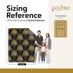 Harry Potter Hogwarts Quilted Throw Blanket, 60x80