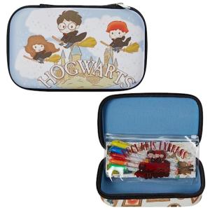 Harry Potter Hogwarts Pencil Case Set with Pens