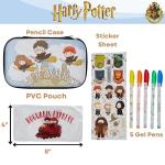 Harry Potter Hogwarts Pencil Case Set with Pens