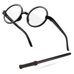 24-Piece Wizard Wand Pencil and Glasses Set