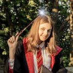 Rechargeable Light Up Wizard Wand with Spellbook