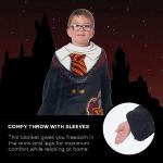 Harry Potter Hogwarts Rules Blanket with Sleeves