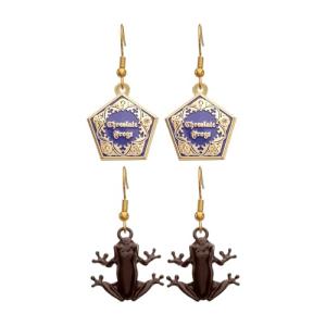 Chocolate Frog & Honeydukes Box Earrings Set