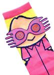 Luna Lovegood Crew Socks with Spectrespecs Design