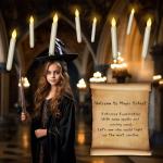 Floating Candles with Wand - 12 Flameless LED