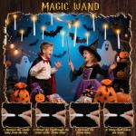 Magical Floating Candles with Wand Decorations Set