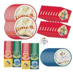 Unique Harry Potter Party Supplies | Plates & Napkins Party Bundle | Serves 16 | Officially Licensed | Wizard Theme Disposable Tableware For Birthday Parties, Classrooms, Movie Nights, Easy Cleanup