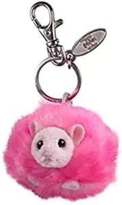 UniversalStudios Wizarding World of Harry Potter Pink Pygmy Puff Plush Keychain, Small