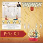 Unique Harry Potter Party Kit | Deluxe Party For 16 | Officially Licensed | Plates, Napkins, Paper Table Cover, Decor Kit | Wizard Birthday Decorations For Kids, Fast Setup, Cohesive Party Look