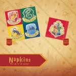 Unique Harry Potter Party Supplies | Plates & Napkins Party Bundle | Serves 16 | Officially Licensed | Wizard Theme Disposable Tableware For Birthday Parties, Classrooms, Movie Nights, Easy Cleanup