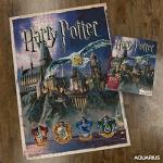 AQUARIUS Harry Potter Puzzle Hogwarts Castle (1000 Piece Jigsaw Puzzle) - Officially Licensed Harry Potter Merchandise & Collectibles - Glare Free - Precision Fit - 20x27in , Red