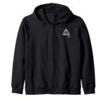 Harry Potter Deathly Hallows Zip Hoodie