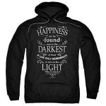 Dumbledore Happiness Quote Hoodie with Stickers