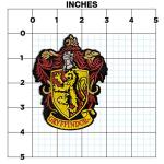 Harry Potter Gryffindor Crest Iron-On Patch 3