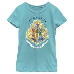 Harry Potter Deathly Hallows Hogwarts Crest Girls Tee