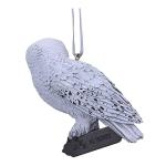 Hedwig Owl Rest Ornament - Harry Potter Gryffindor