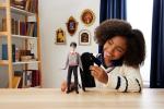 Harry Potter Doll in Hogwarts Uniform with Wand