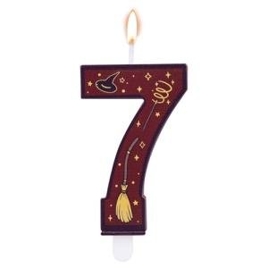 Wizard-Themed Birthday Number Candles for Kids